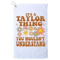 Vintage Taylor Vibes  Nostalgic and Unique Golf Towel