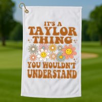 Vintage Taylor Vibes  Nostalgic and Unique Golf Towel