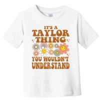 Vintage Taylor Vibes  Nostalgic and Unique Toddler T-Shirt