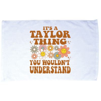 Vintage Taylor Vibes  Nostalgic and Unique Microfiber Hand Towel