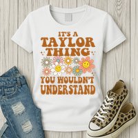 Vintage Taylor Vibes  Nostalgic and Unique Womens T-Shirt