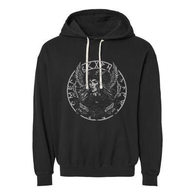 Valkyrie Tribal Garment-Dyed Fleece Hoodie