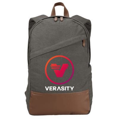 VRA Trading Verasity Solana Crypto Cotton Canvas Backpack