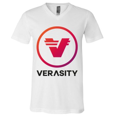 VRA Trading Verasity Solana Crypto V-Neck T-Shirt