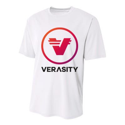 VRA Trading Verasity Solana Crypto Youth Performance Sprint T-Shirt