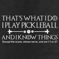 vintage that's what i do i play pickleball and i know things Tumbler