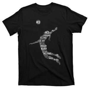 Volleyball Teen Women Player T-Shirt