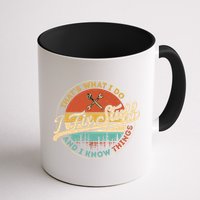 Vintage Thats What I Do I Fix Stuff And I Know Things Mug