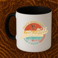 Vintage Thats What I Do I Fix Stuff And I Know Things Mug