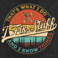 Vintage Thats What I Do I Fix Stuff And I Know Things Hat
