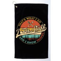 Vintage Thats What I Do I Fix Stuff And I Know Things Golf Towel