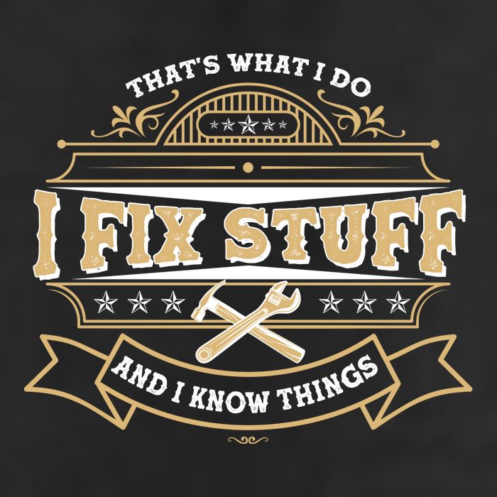 Vintage Thats What I Do I Fix Stuff And I Know Things Trucker Hat