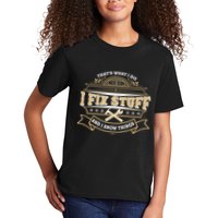 Vintage Thats What I Do I Fix Stuff And I Know Things Kids T-Shirt