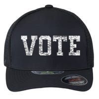 Vote T Women Civic Action 2024 Election Distressed Flexfit Unipanel Trucker Cap