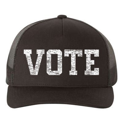 Vote T Women Civic Action 2024 Election Distressed Yupoong Adult 5-Panel Trucker Hat