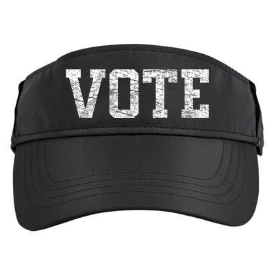 Vote T Women Civic Action 2024 Election Distressed Adult Drive Performance Visor