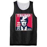 Vintage Trump Won 2024 47th President Inauguration Party Mesh Reversible Basketball Jersey Tank