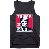 Vintage Trump Won 2024 47th President Inauguration Party Tank Top