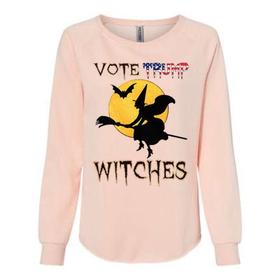 Vote Trump Witches Halloween Womens California Wash Sweatshirt