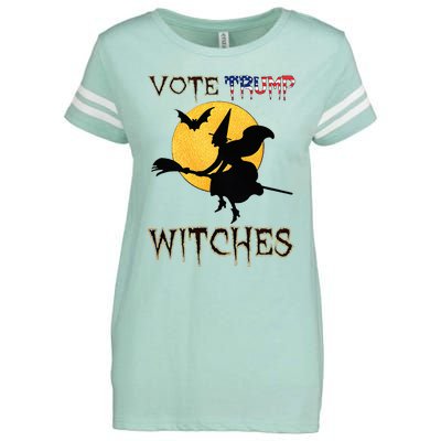 Vote Trump Witches Halloween Enza Ladies Jersey Football T-Shirt