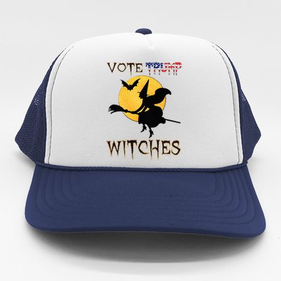 Vote Trump Witches Halloween Trucker Hat