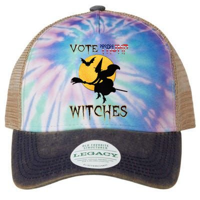 Vote Trump Witches Halloween Legacy Tie Dye Trucker Hat