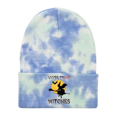 Vote Trump Witches Halloween Tie Dye 12in Knit Beanie