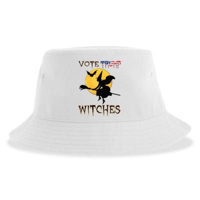 Vote Trump Witches Halloween Sustainable Bucket Hat