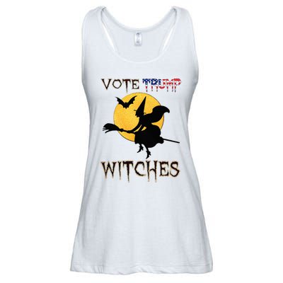 Vote Trump Witches Halloween Ladies Essential Flowy Tank