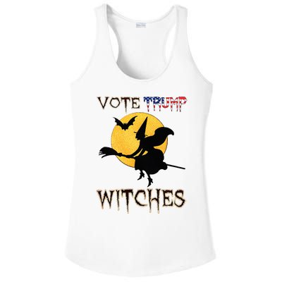 Vote Trump Witches Halloween Ladies PosiCharge Competitor Racerback Tank