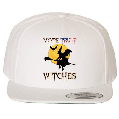 Vote Trump Witches Halloween Wool Snapback Cap