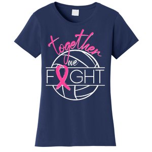 Volleyball Together We Fight Breast Cancer Awareness Women's T-Shirt