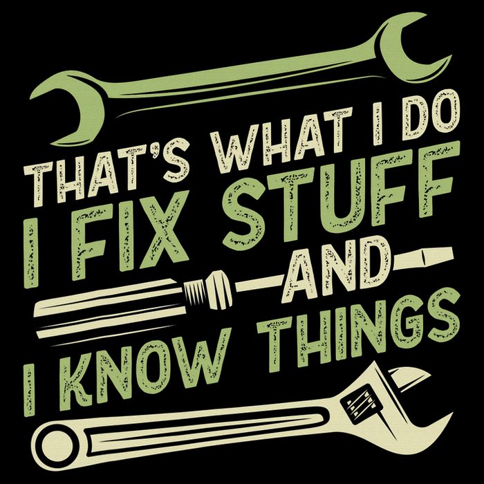 Vintage That's What I Do I Fix Stuff And I Know Things Hoodie
