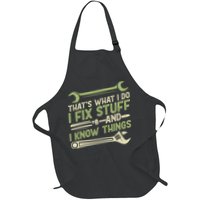Vintage That's What I Do I Fix Stuff And I Know Things Apron