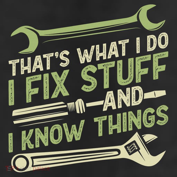 Vintage That's What I Do I Fix Stuff And I Know Things Beanie