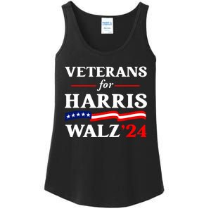 Vote Tim Walz Kamala Harris Us Flag Veterans For Harris Walz 2024 Gift Ladies Essential Tank