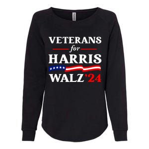 Vote Tim Walz Kamala Harris Us Flag Veterans For Harris Walz 2024 Gift Womens California Wash Sweatshirt