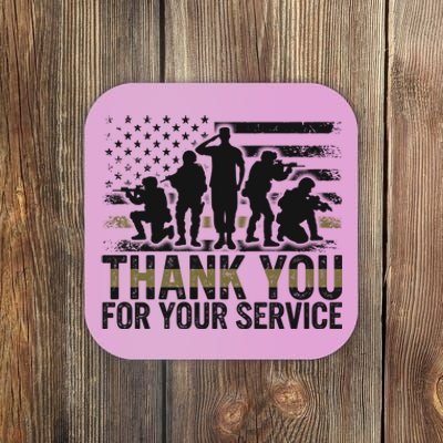 Veteran Thank You For Your Service Veterans Day Appreciation Meaningful Gift Coaster