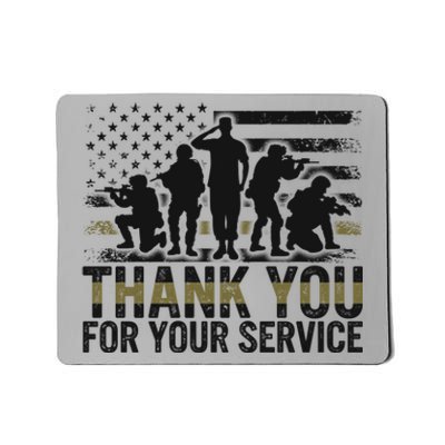 Veteran Thank You For Your Service Veterans Day Appreciation Meaningful Gift Mousepad