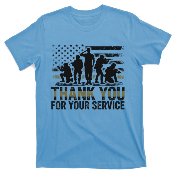 Veteran Thank You For Your Service Veterans Day Appreciation Meaningful Gift T-Shirt