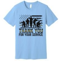 Veteran Thank You For Your Service Veterans Day Appreciation Meaningful Gift Premium T-Shirt