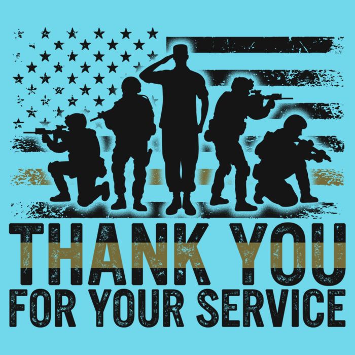 Veteran Thank You For Your Service Veterans Day Appreciation Meaningful Gift Womens T-Shirt