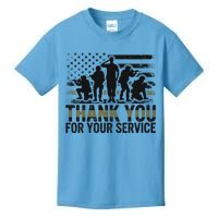 Veteran Thank You For Your Service Veterans Day Appreciation Meaningful Gift Kids T-Shirt