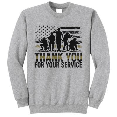 Veteran Thank You For Your Service Veterans Day Appreciation Meaningful Gift Sweatshirt