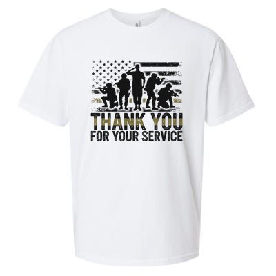 Veteran Thank You For Your Service Veterans Day Appreciation Meaningful Gift Sueded Cloud Jersey T-Shirt