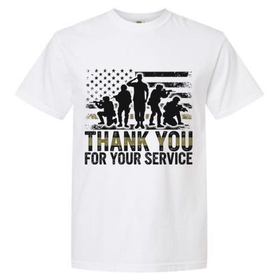 Veteran Thank You For Your Service Veterans Day Appreciation Meaningful Gift Garment-Dyed Heavyweight T-Shirt