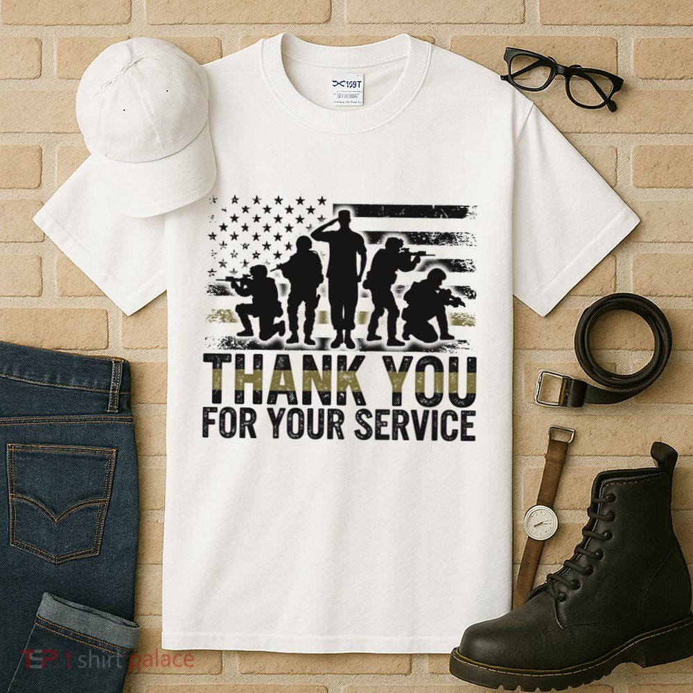 Veteran Thank You For Your Service Veterans Day Appreciation Meaningful Gift Tall T-Shirt