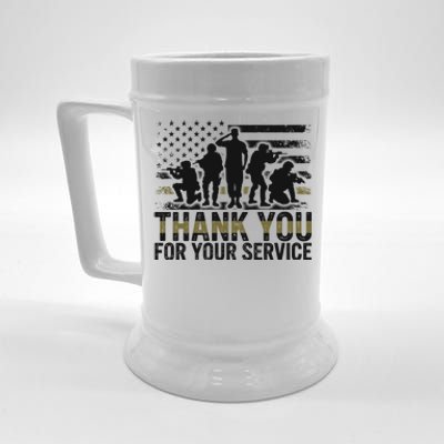 Veteran Thank You For Your Service Veterans Day Appreciation Meaningful Gift Beer Stein