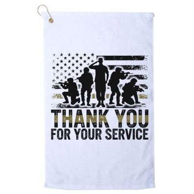 Veteran Thank You For Your Service Veterans Day Appreciation Meaningful Gift Golf Towel