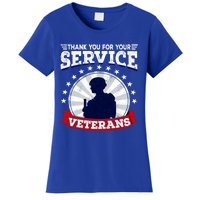 Vintage Thank You For Your Service Veterans Gift Women's T-Shirt